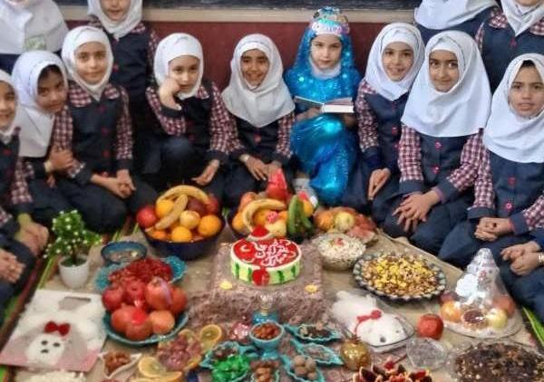 عکس ایده برای جشن یلدا در مدرسه