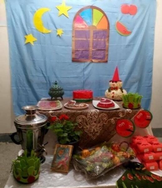 عکس ایده برای جشن یلدا در مدرسه