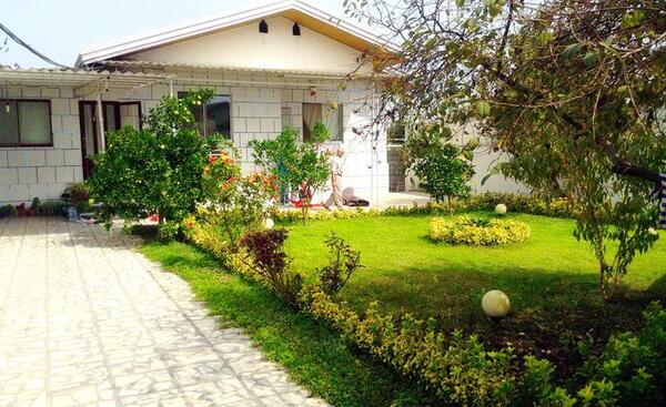 عکس حیاط ویلا در شمال