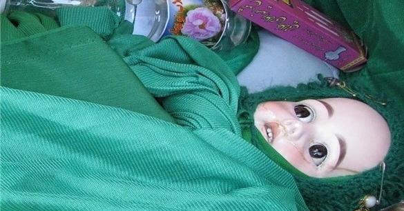 عکس عروسک حضرت علی اصغر