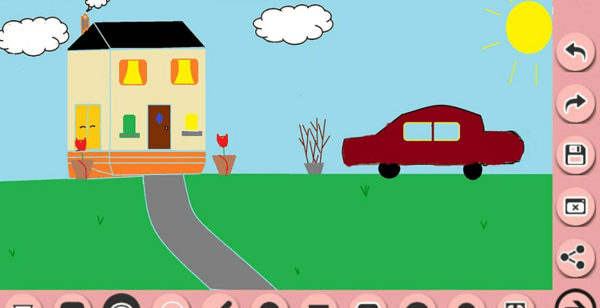 عکس ایده نقاشی با لپ تاپ