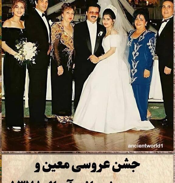 عکس عروسی معین خواننده