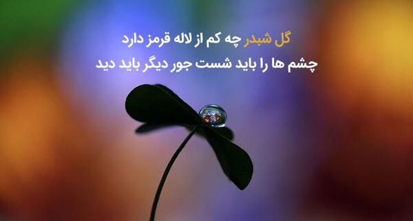 عکس نوشته صبر کن سهراب