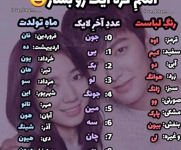 عکس نوشته کره ایی