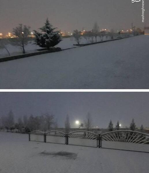 عکس برفی لرستان