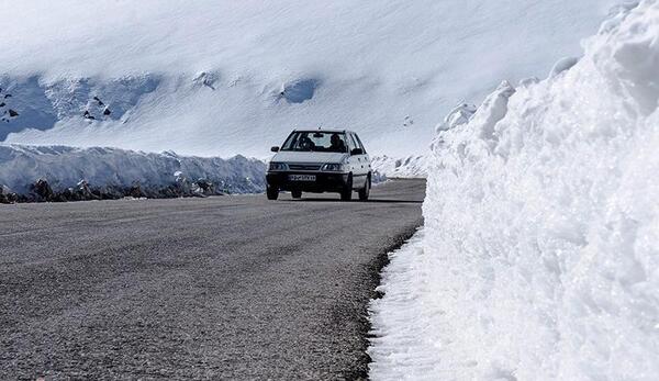 عکس برفی لرستان