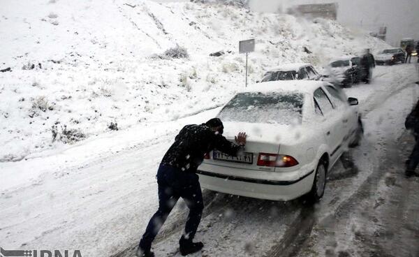 عکس برفی لرستان