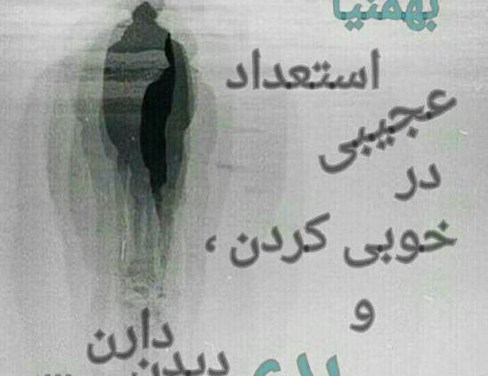 عکس نوشته زیبا درباره بهمن ماهی ها