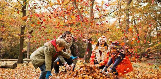 عکس کلبه و پاییز