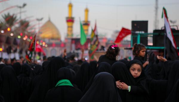 عکس نوشته من گفته ام به همه اربعین حرم هستم