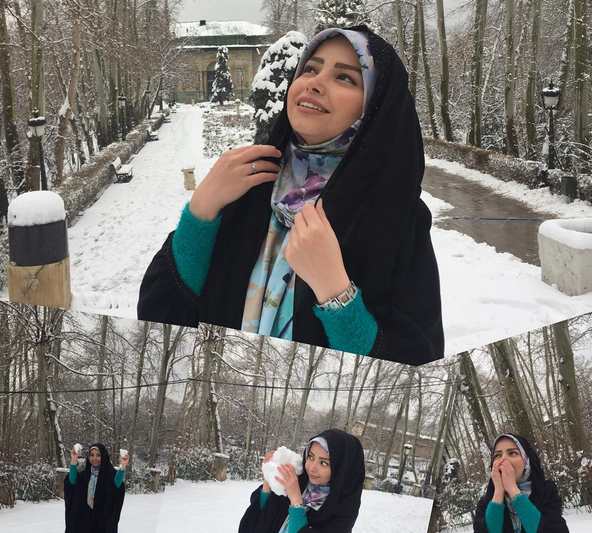 عکس برف پری