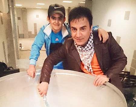 عکس همسر جدید داریوش فرضیایی