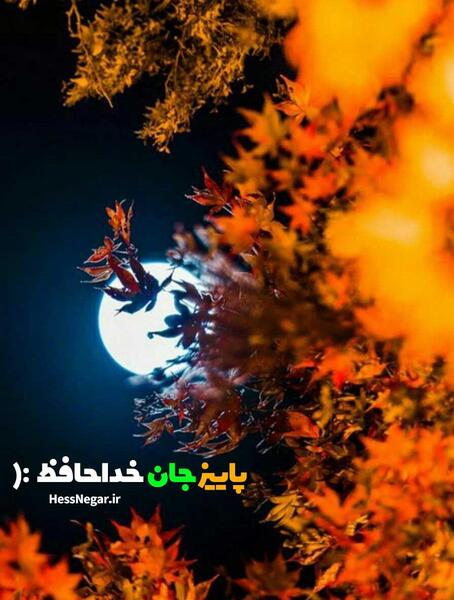عکس نوشته رفتن پاییز