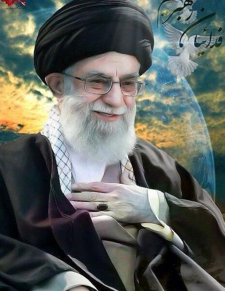 عکس رهبر خامنه ای