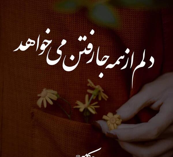 عکس نوشته همه رفتن