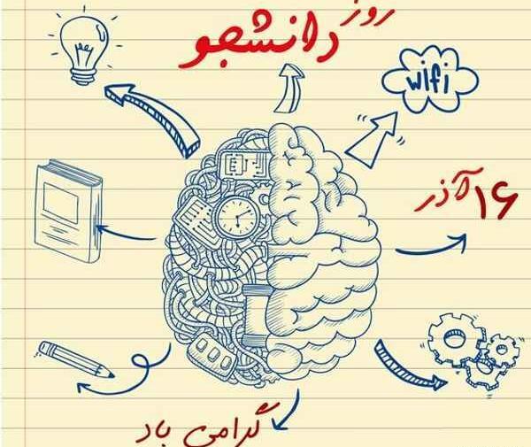 عکس نوشته جدید روز دانشجو