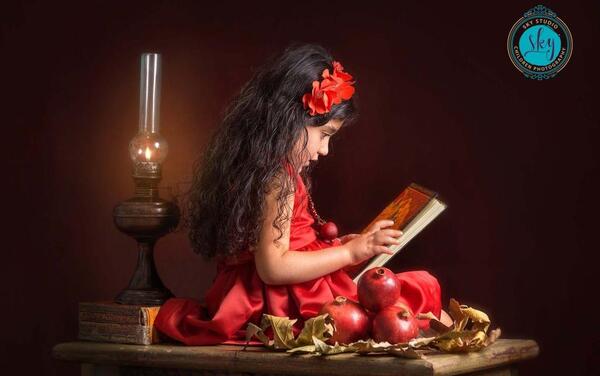 عکس یلدا در فضای باز