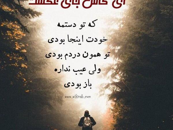 عکس نوشته کاش توام حال مرا داشتی