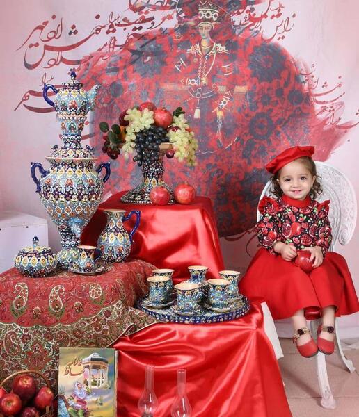 ژست های عکس شب یلدا
