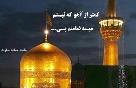 عکس نوشته کمتر از آهو که نیستم میشه ضامنم بشی