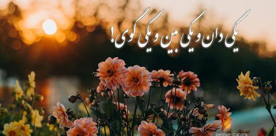 عکس نوشته شعر جامی