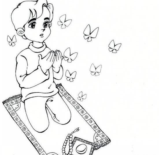عکس ایده نقاشی نماز