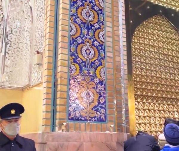 عکس نوشته از پنجره فولاد امام رضا