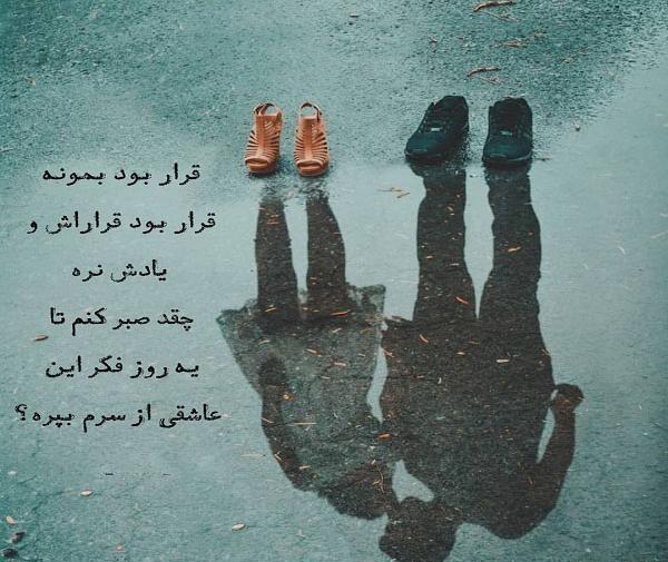 عکس نوشته من اگه قرار بود همه رو ببخشم