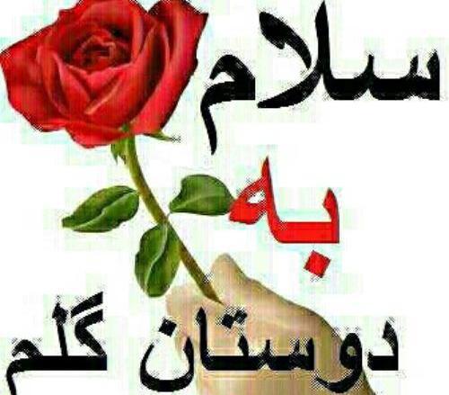 عکس نوشته سلام و عرض ادب