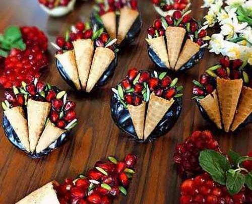 عکس ایده تنقلات یلدا