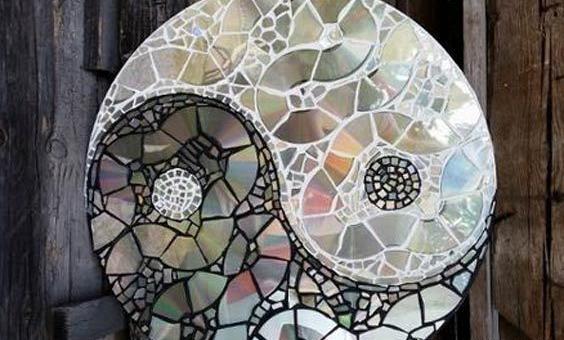 عکس ایده نقاشی روی سی دی