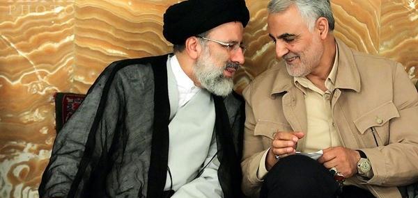 عکس رهبر و رئیسی