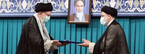 عکس رهبر و رئیسی