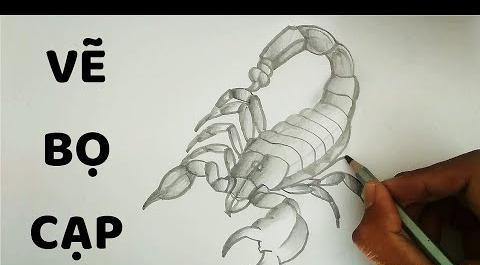عکس نقاشی ساده عقرب