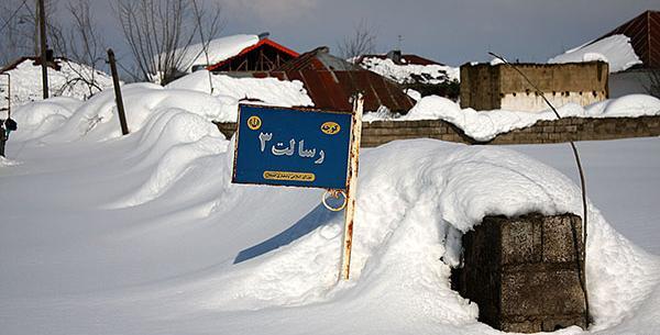 عکس برف صومعه سرا