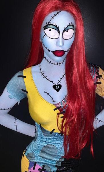 عکس بیلی ایلیش در هالووین