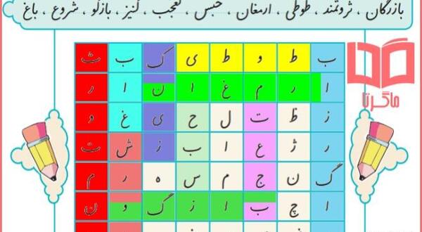 عکس صفحه نگارش چهارم
