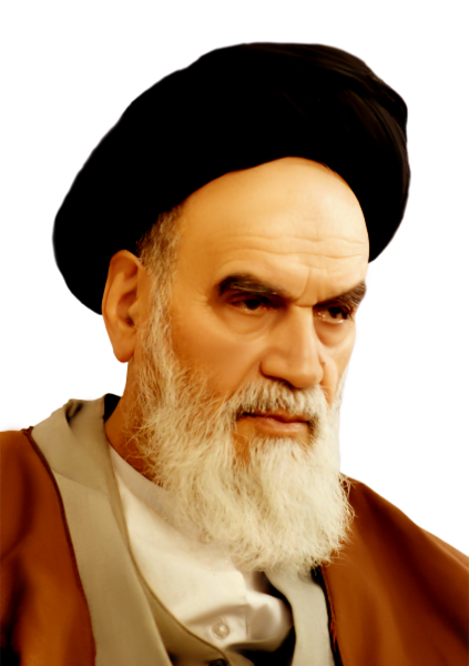 عکس رهبر و خمینی