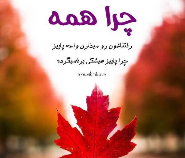عکس نوشته چرا هیچکی دوسم نداره