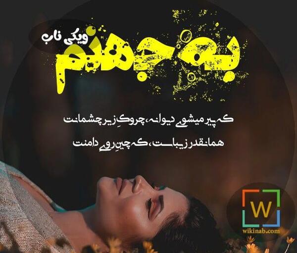 عکس نوشته میرم به جهنم