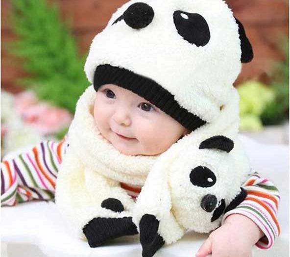 عکس کلاه زمستانی دخترانه بچه گانه