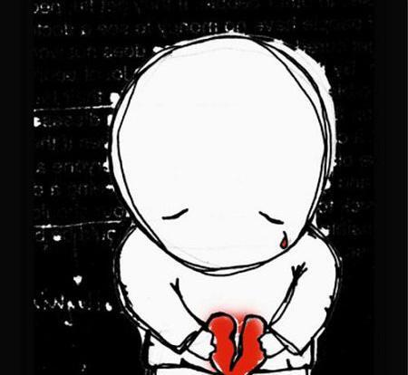 عکس قلب عاشقانه شکسته
