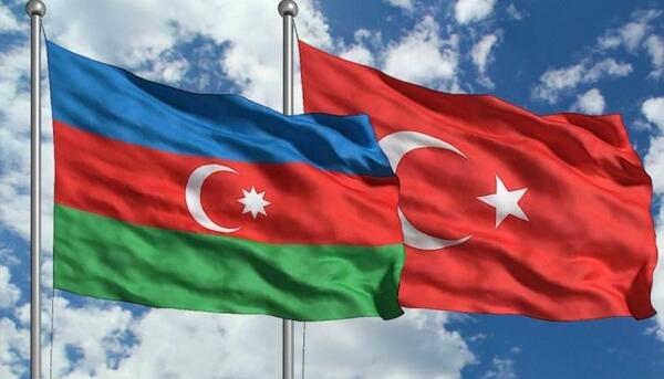 عکس پرچم ترکیه و آذربایجان