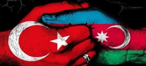 عکس پرچم ترکیه و آذربایجان
