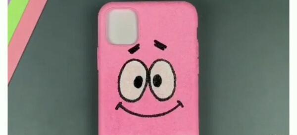 عکس ایده نقاشی روی قاب گوشی