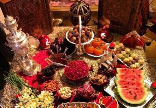 عکس ایده چیدمان یلدا