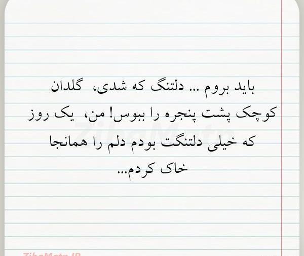 عکس نوشته باید بروم