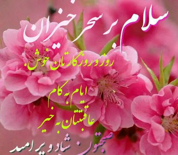 عکس نوشته صبح بخیر جدید