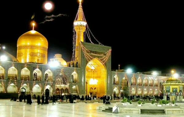 عکس نوشته آمده ام امام رضا
