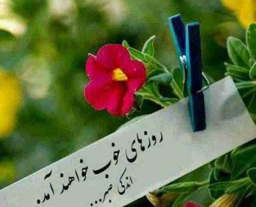 عکس نوشته صبر در زندگی
